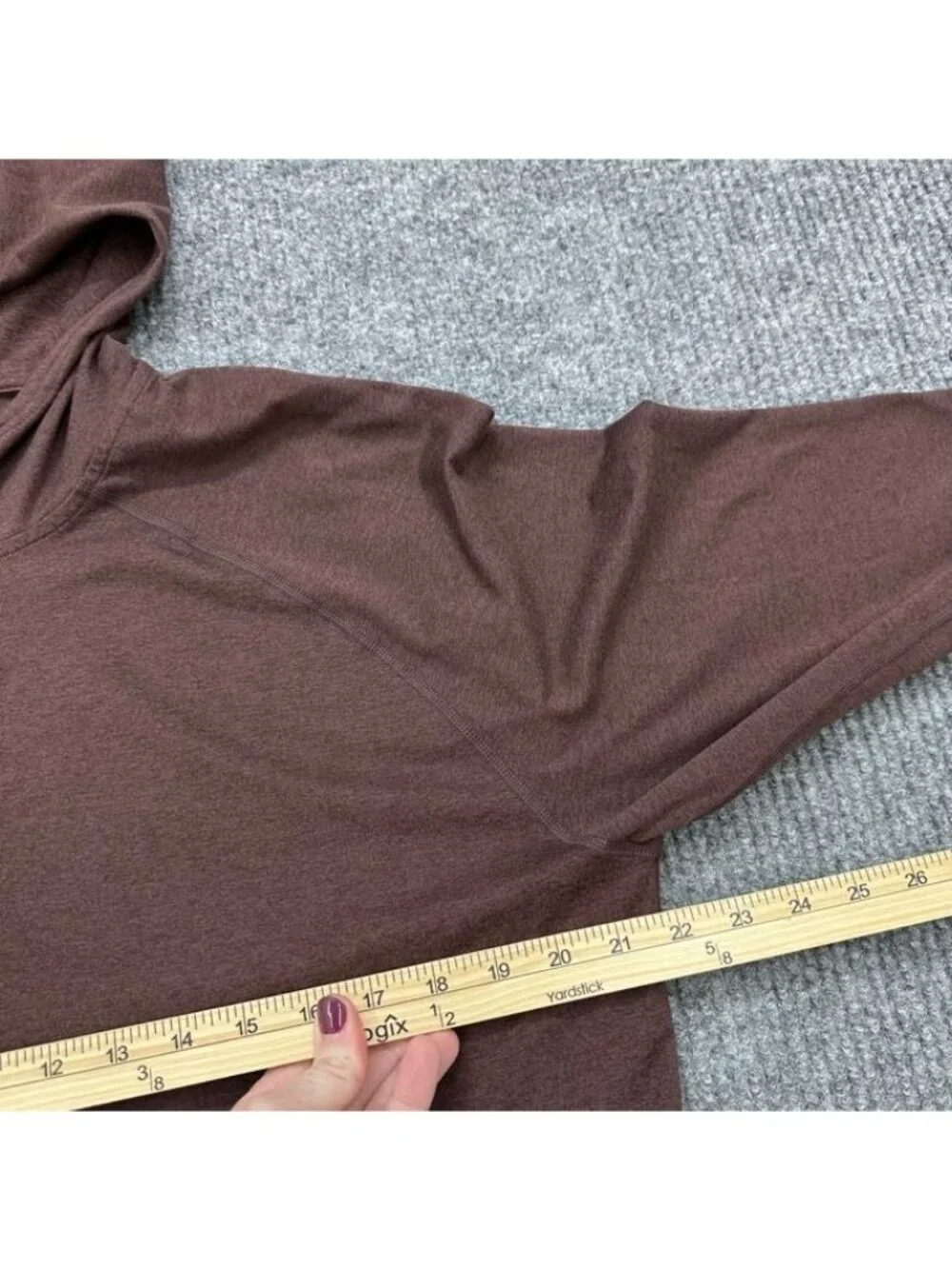 Vuori Ponto Performance Half Zip Hoodie V244 Long Sleeve Active Wear Mens Large